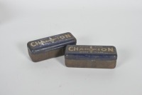 REPAIR KITS: Two original vintage & veteran repair tin box kits - 13