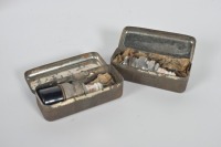 REPAIR KITS: Two original vintage & veteran repair tin box kits - 14