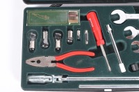JAGUAR: A circa 1970s or 1980s Jaguar tool kit, appears complete with green felt fitted interior, possibly to suit XJS, XJ6, XJ12 or XJ40 - 3