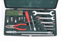 JAGUAR: A circa 1970s or 1980s Jaguar tool kit, appears complete with green felt fitted interior, possibly to suit XJS, XJ6, XJ12 or XJ40 - 5