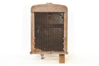 MORRIS: A Morris-Commercial radiator, includes the core and surround, 71cm high, 50cm wide