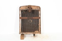 MORRIS: A Morris-Commercial radiator, includes the core and surround, 71cm high, 50cm wide - 2