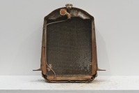 BUICK: A circa mid 1920s Buick radiator, includes the core, surround, badge and cap, 80cm high, 50cm wide - 4