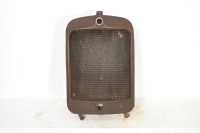 RADIATOR: A large circa 1911 radiator, made by Fedders Manufacturing Corporation (USA), includes the core & surround, 82cm high, 54cm wide