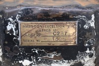RADIATOR: A small radiator made by Marston Excelsior (England), includes the core & cap, 52cm high, 38cm wide - 2