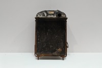 RADIATOR: A small radiator made by Marston Excelsior (England), includes the core & cap, 52cm high, 38cm wide - 3