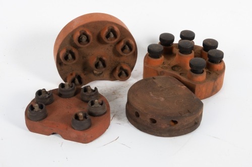 MAGNETOS: A group of three magnetos & some magneto parts