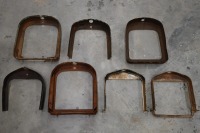 RADIATOR SURROUNDS: A group of seven radiator surrounds, includes two Ford surrounds - 2