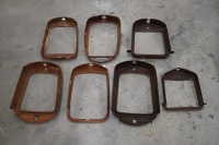 RADIATOR SURROUNDS: A group of seven radiator surrounds from various different makes - 2