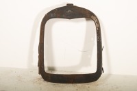 FORD: A circa 1910s Ford radiator surround, including oval badge with black background, 72cm high, 52cm wide