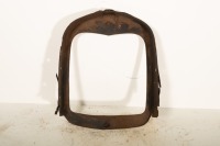 FORD: A circa 1910s Ford radiator surround, including oval badge with black background, 72cm high, 52cm wide - 2