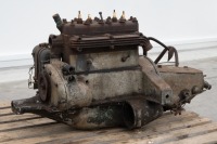 FIAT: A circa late 1910s early 1920s Fiat Type 501 four cylinder engine, with tag labelled 'Fiat Tipo 501 No.1440977' - 3