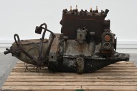 FIAT: A circa late 1910s early 1920s Fiat Type 501 four cylinder engine, with tag labelled 'Fiat Tipo 501 No.1440977' - 4