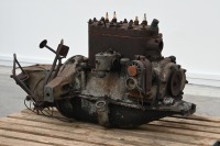 FIAT: A circa late 1910s early 1920s Fiat Type 501 four cylinder engine, with tag labelled 'Fiat Tipo 501 No.1440977' - 6