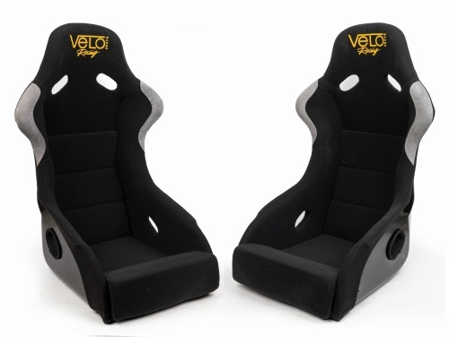 RACING SEATS: Two Velo branded racing seats, possibly unused