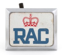 R.A.C: A Royal Automobile Club (UK) grille badge, 7cm high, 8.5cm wide