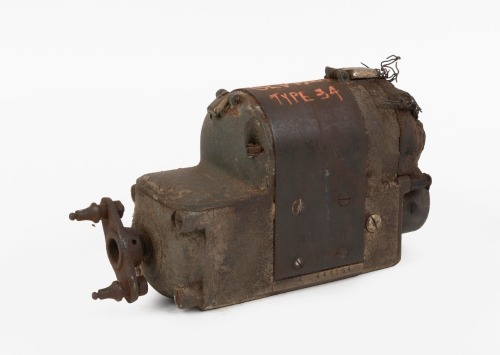 SEV: A circa 1910s or 1920s SEV (France) magneto, believed to possibly be type 34, turns