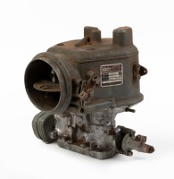 HOLLEY CARBURETTOR: A large Holley (USA) carburettor, model 885FFG, circa late 1940s, for heavy vehicle use, fitted with partial Centri-Vac governor