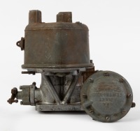 HOLLEY CARBURETTOR: A large Holley (USA) carburettor, model 885FFG, circa late 1940s, for heavy vehicle use, fitted with partial Centri-Vac governor - 2