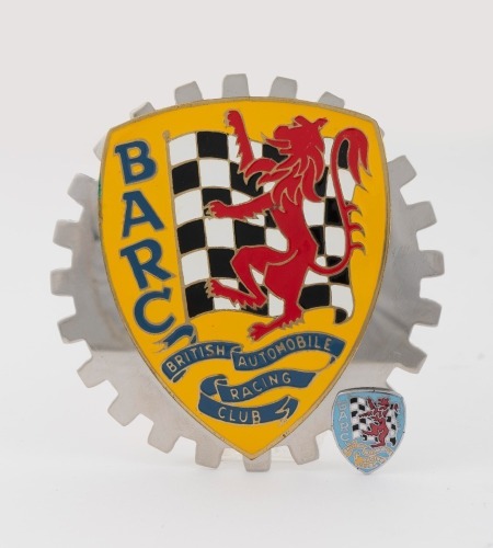B.A.R.C: Two British Automobile Racing Club badges