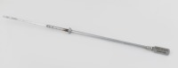 DIPSTICK: A dipstick believed to suit Jaguar 'Stop Engine Wait 1 Min' stamped at top, '2.4L' at bottom, 51cm long