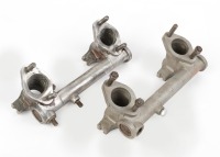 INTAKE MANIFOLDS: Two intake manifolds believed to suit mid 1950s to early 1960s MGA, cast with numbers 'AEH660'