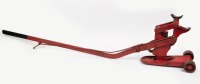 JACK: A circa 1930s Lake & Elliot (England) 'Millenium' garage hydraulic jack, 1.6m long