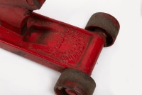 JACK: A circa 1930s Lake & Elliot (England) 'Millenium' garage hydraulic jack, 1.6m long - 2
