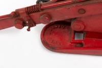 JACK: A circa 1930s Lake & Elliot (England) 'Millenium' garage hydraulic jack, 1.6m long - 3