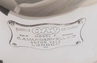 CAV HEADLIGHTS: Two impressive C.A.V (England) Model F vintage electric headlights, re-nickelled, as used on Rolls-Royce Silver Ghosts or Prince Henry Vauxhalls etc, 23.5cm lens diameter - 4