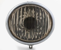 NOTEK: A circa 1930s Notek Fogmaster headlamp, with vertical ribbed lens, lens diameter 20cm, believed to suit Rolls-Royce, Bentley or Jaguar