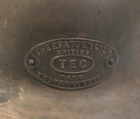 TEC HEADLAMPS: Two early British made The Efandem Company (TEC) headlamps, lens diameter 17cm, concave lens - 3