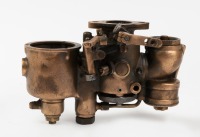 CARBURETTOR: An early solid brass carburettor, inlet width 1.5 inches, only marking 'G 3P' - 2