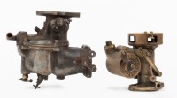 ZENITH: Two Zenith carburettors, includes one solid brass carb (model unknown) and one believed to be a model 'B' carb