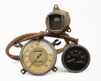 SPEEDOMETERS: Three early speedometers