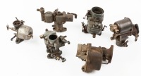 CARBURETTORS: A group of six carburettors - 2