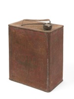 SHELL: A circa 1920s Shell Motor Spirit running board fuel container