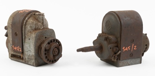 BOSCH MAGNETOS: Two Bosch four cylinder magnetos, includes a Bosch (Germany) FF4A magneto and a Bosch ZEV magneto, possibly to suit motorcycle