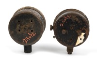 SPEEDOMETERS: Two circa 1920s large speedometers - 2