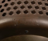 BAUSCH & LOMB: A circa 1920s Bausch & Lomb (Germany) brass drum style headlamp made by Herm Riemann - 3