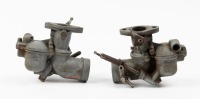TILLOTSON: Two Tillotson (USA) carburettors, believed to be model X types, inlet width 1-3/16 inch, commonly used for Ford Model 'A'