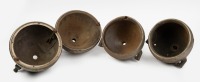 HEADLAMPS: Two large headlamp pairs, includes an S. Smith & Sons headlamp pair, lens diameter 17cm and an unknown pair, lens diameter 22.5cm