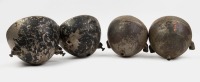 HEADLAMPS: Two large headlamp pairs, includes an S. Smith & Sons headlamp pair, lens diameter 17cm and an unknown pair, lens diameter 22.5cm - 2