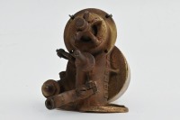 BREEZE CARBURETTOR: A solid brass Breeze carburettor, stamped 'B 5524', inlet width 1.23 inches - 3