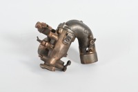 TILLOTSON: A solid brass Tillotson (USA) Model C carburettor, inlet width 0.95 inches