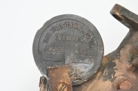 TILLOTSON: A solid brass Tillotson (USA) Model C carburettor, inlet width 0.95 inches - 4