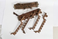 LANCIA: Four Lancia Lambda foot rest racks & two foot pads - 2