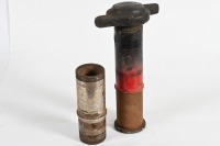 LANCIA: Two Lancia Lambda spare wheel holders, one to suit a single wheel and one to suit twin - 2