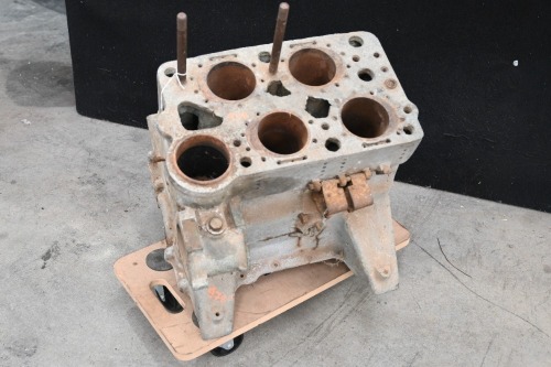 LANCIA: A Lancia Lambda seven series engine, with number 'Tipo 78 -5556' on tag
