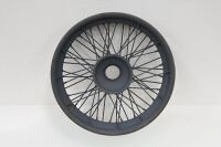 DELAGE: Three spoked wheels believed to suit Delage, 58cm diameter, 8cm width - 4